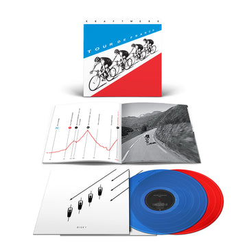 KRAFTWERK – Tour De France – 2LP – Limited Translucent Blue / Red Vinyl