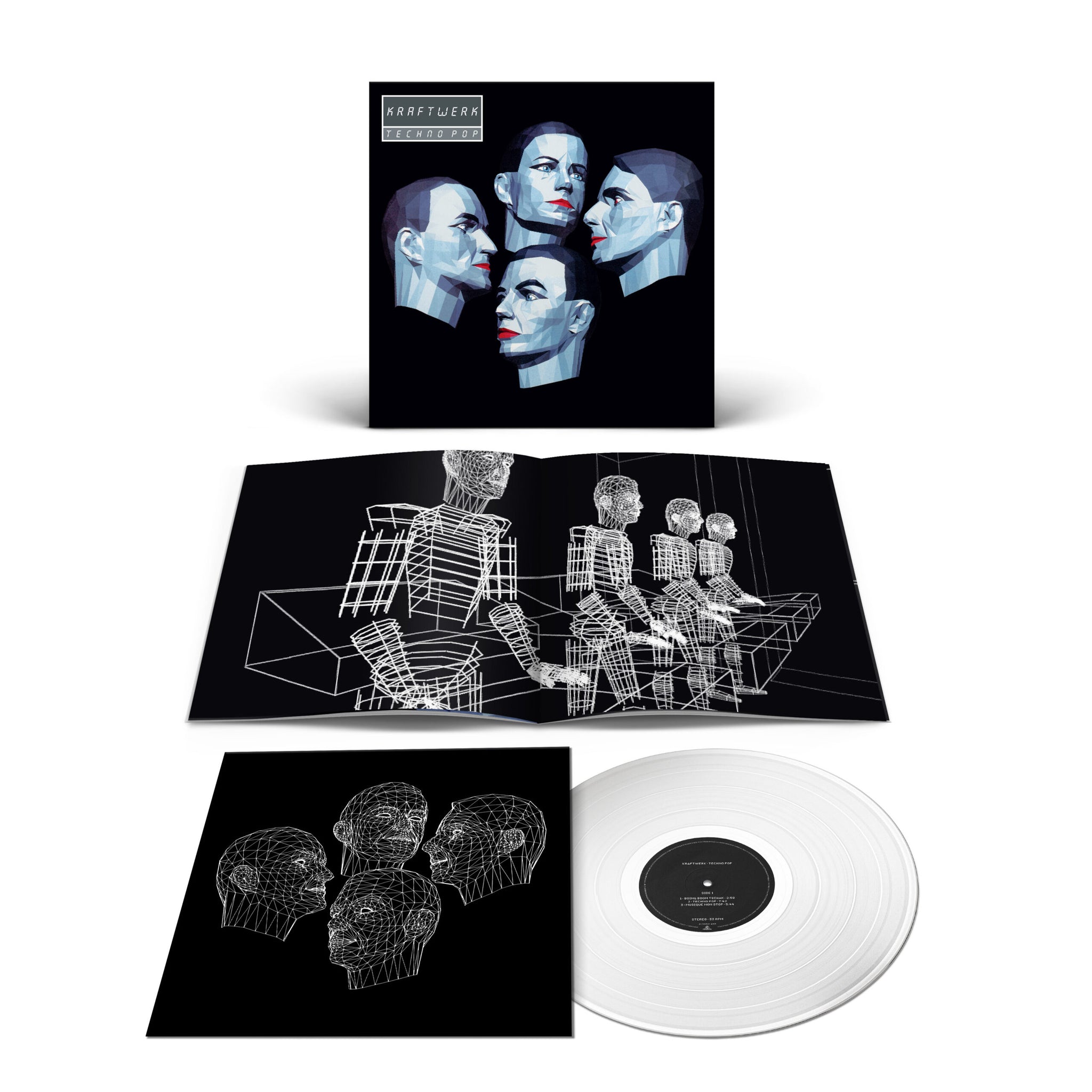 KRAFTWERK – Techno Pop (Remastered) – LP – 180g Clear Vinyl