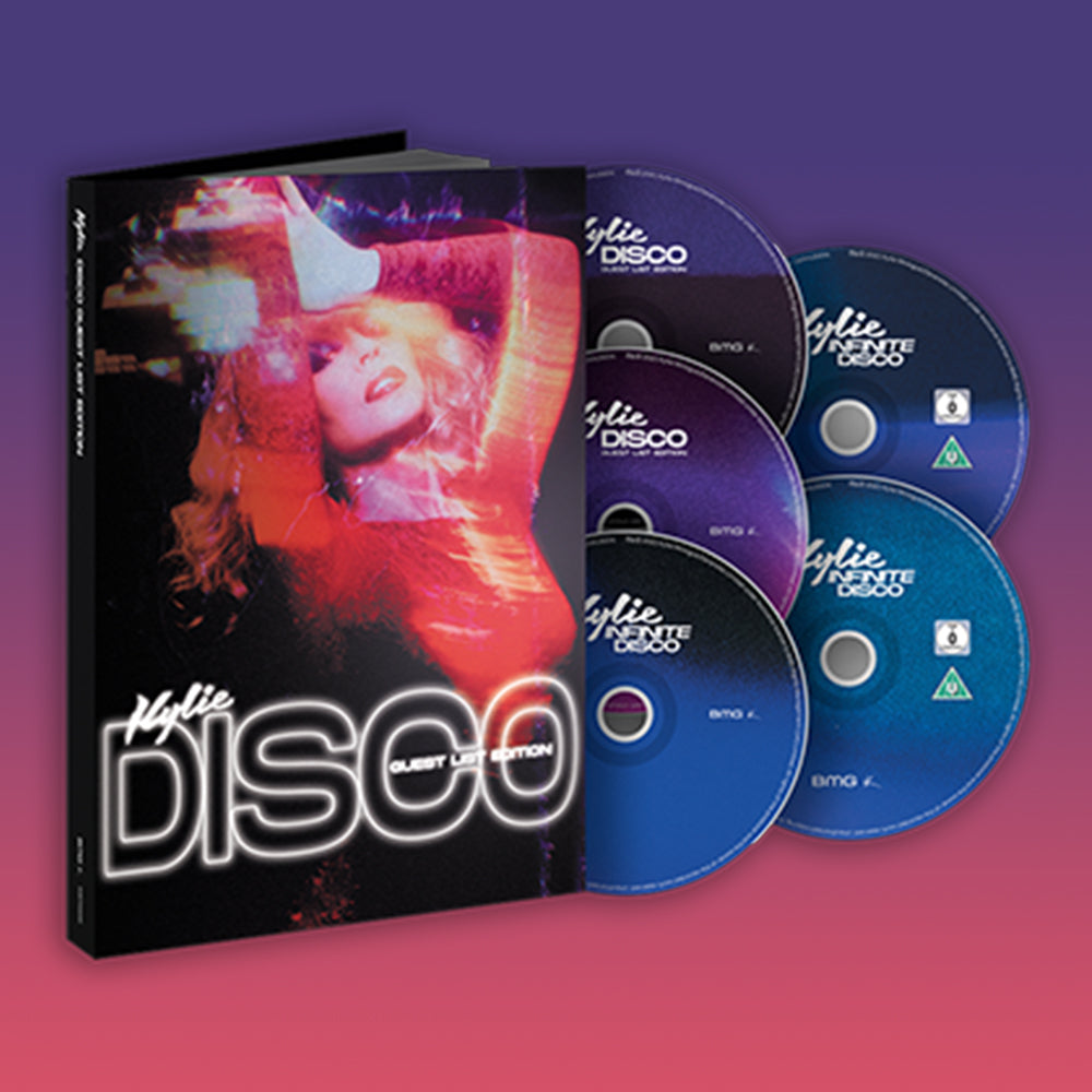 KYLIE MINOGUE - Disco : Guest List Edition / Disco: Extended Mixes / Infinite Disco Live - 3CD / DVD / Blu-ray - Super Deluxe Set