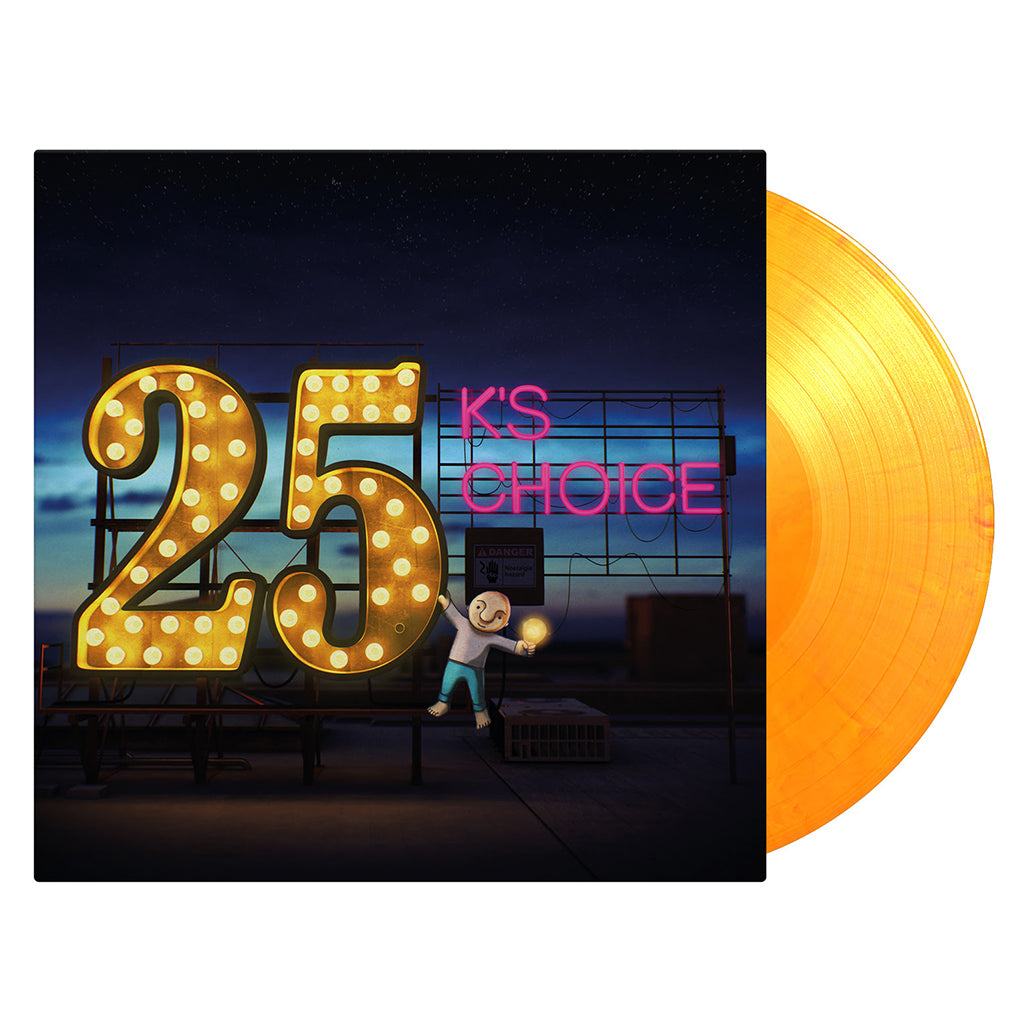 K'S CHOICE - 25 (2023 Reissue w/ Bonus Track) - 2LP - Gatefold 180g Yellow & Orange Marbled Vinyl [MAY 12]