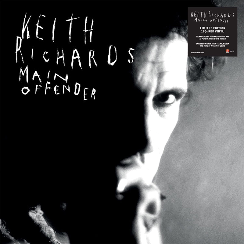 KEITH RICHARDS - Main Offender (Remastered) - LP - 180g Red Vinyl