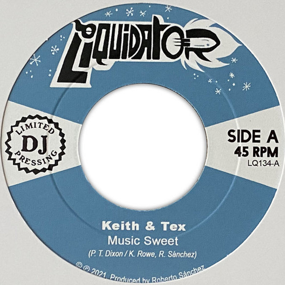 KEITH & TEX - Music Sweet / My Sweet Love - 7" - Vinyl