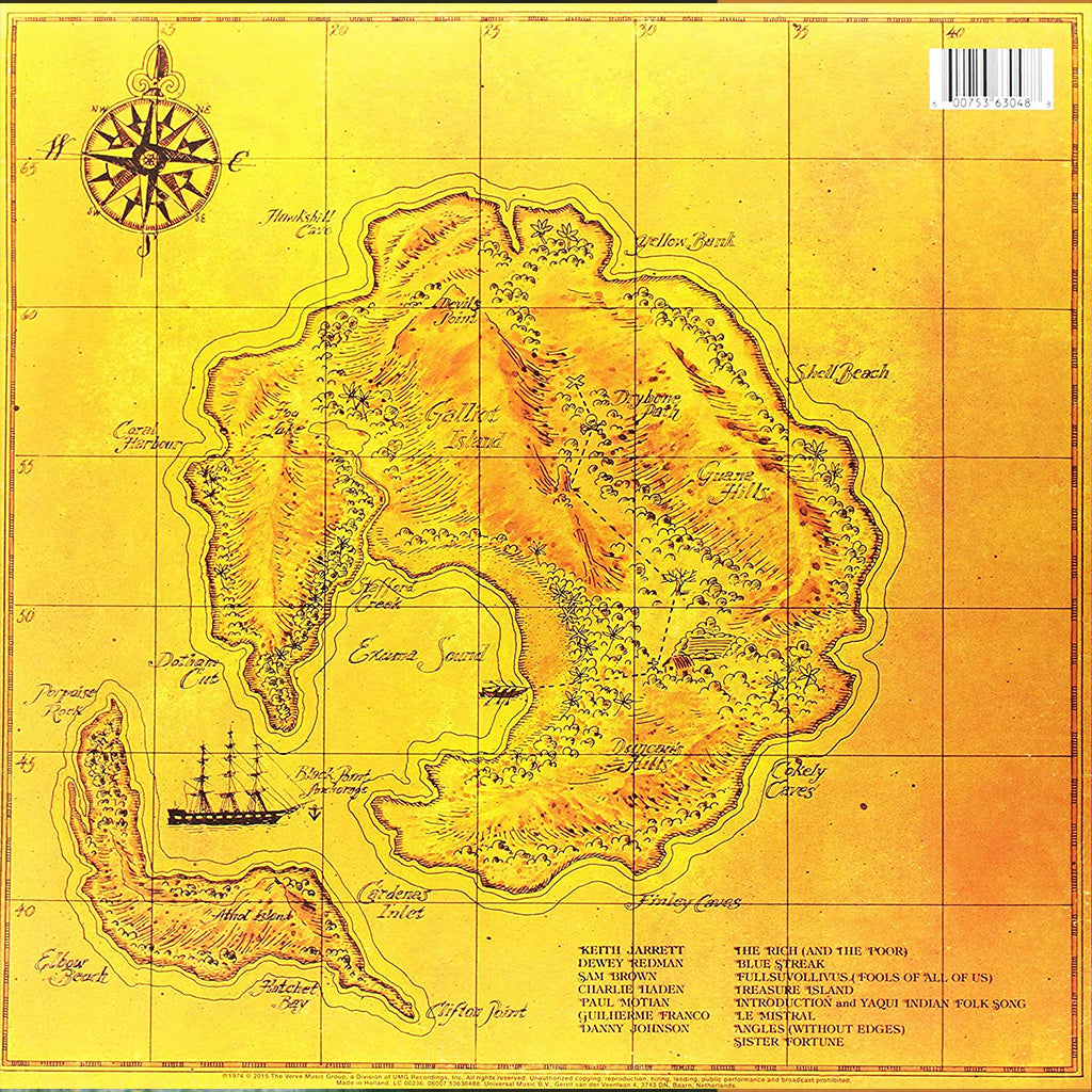 KEITH JARRETT - Treasure Island (Verve’s Vital Vinyl Series) - LP - 180g Vinyl
