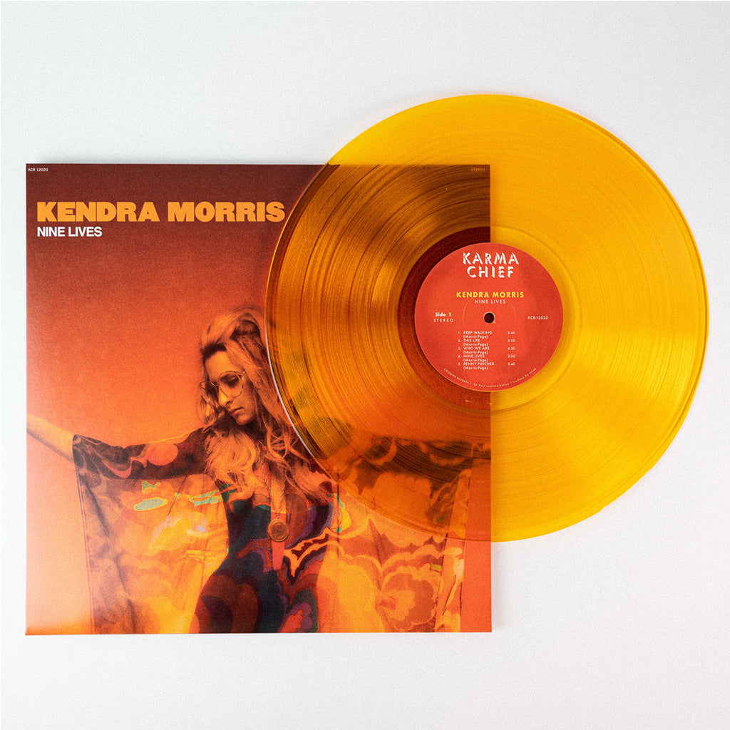 KENDRA MORRIS - Nine Lives - LP - Translucent Orange Vinyl