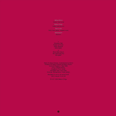KING CRIMSON - Discipline (40th Anniversary Steven Wilson & Robert Fripp Stereo Mix) - LP - 200g Vinyl