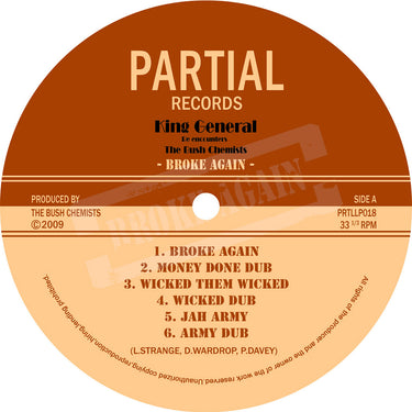 KING GENERAL & THE BUSH CHEMISTS - Broke Again (2023 Reissue)