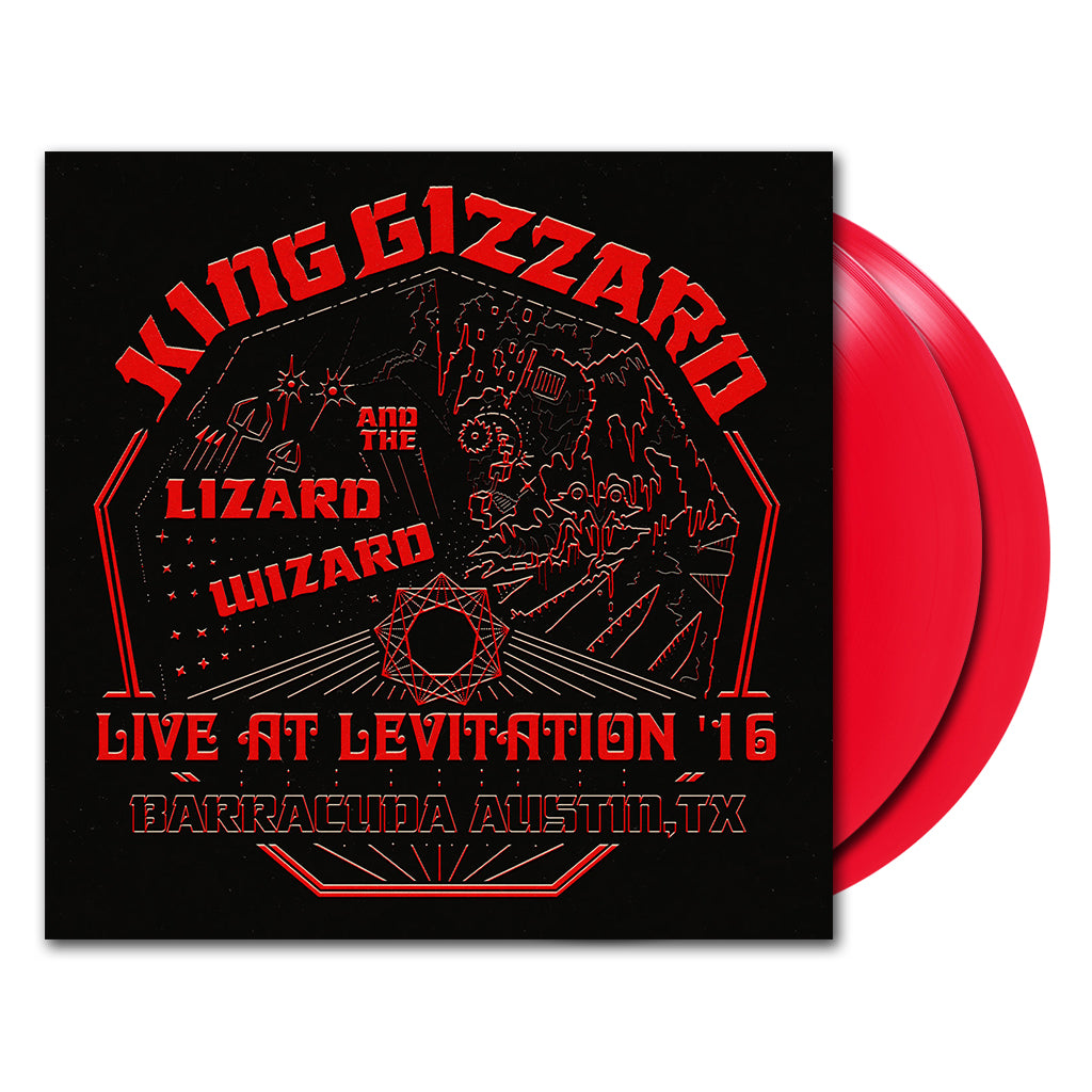 KING GIZZARD AND THE LIZARD WIZARD - Live at Levitation ‘16 - 2LP - Red Vinyl