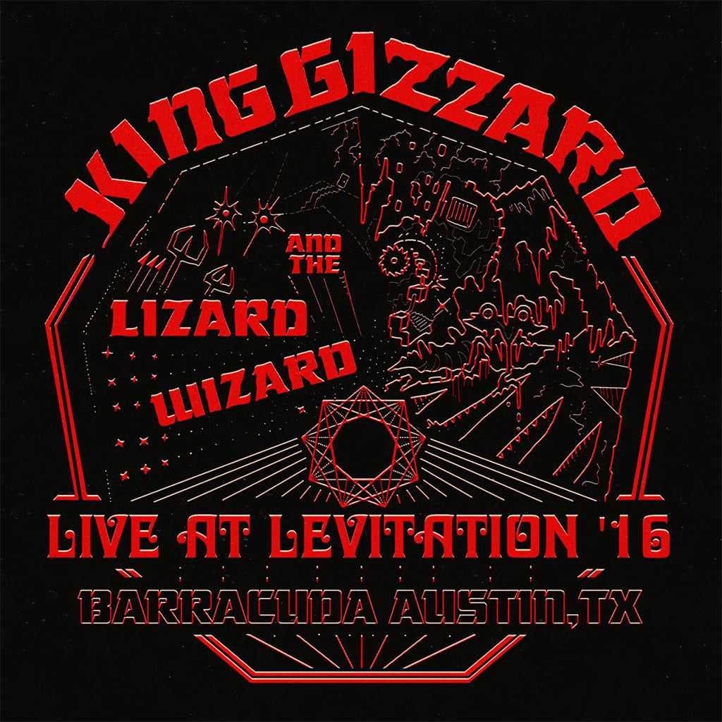 KING GIZZARD AND THE LIZARD WIZARD - Live at Levitation ‘16 - 2LP - Red Vinyl