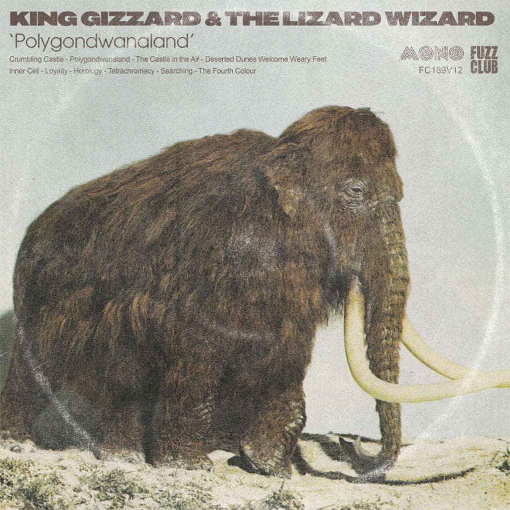 KING GIZZARD AND THE LIZARD WIZARD - Polygondwanaland (Mono) [Fuzz Club] - LP - 180g Muddy Water / Transparent Green Vinyl
