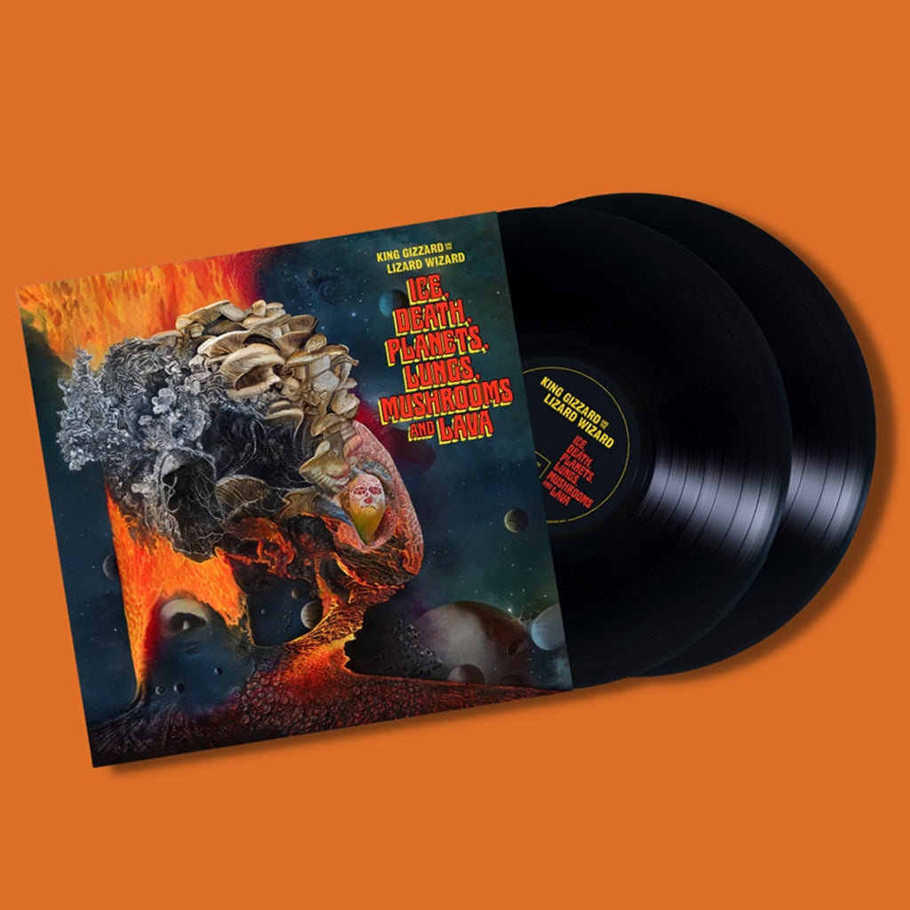 KING GIZZARD & THE LIZARD WIZARD - Ice, Death, Planets, Lungs, Mushrooms and Lava - 2LP - 180g Recycled Black Vinyl