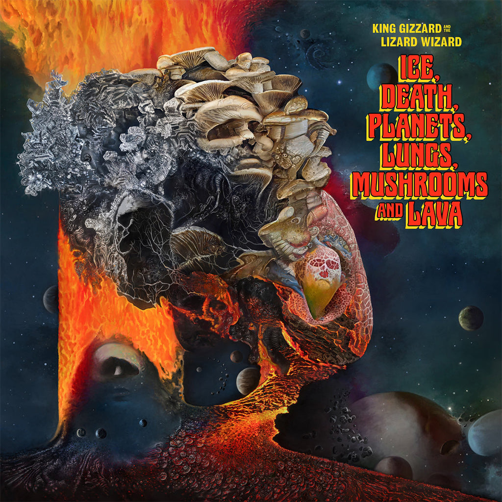 KING GIZZARD & THE LIZARD WIZARD - Ice, Death, Planets, Lungs, Mushrooms and Lava - 2LP - 180g Recycled Black Vinyl