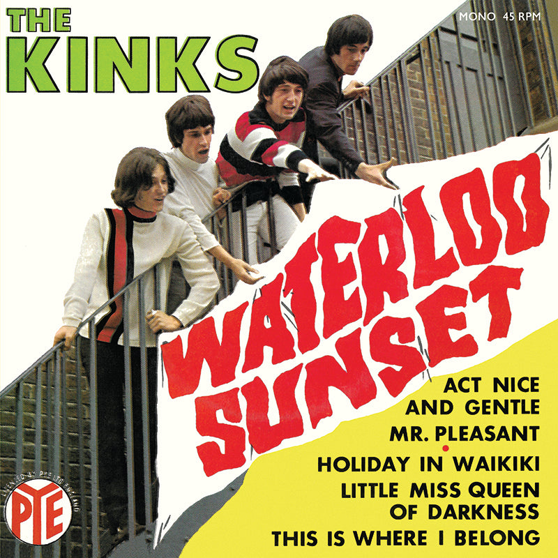 THE KINKS - Waterloo Sunset (Mono Remastered) - 12" EP - Yellow Vinyl [RSD 2022 - DROP 2]