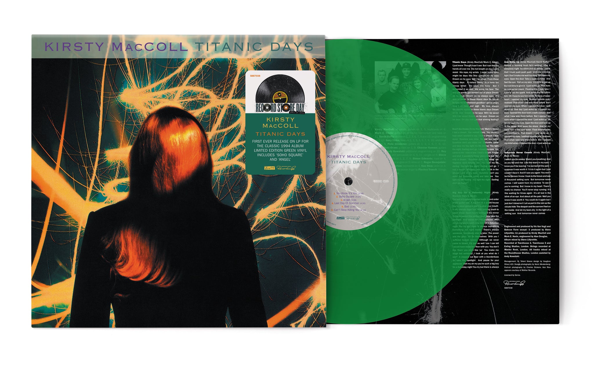 KIRSTY MACCOLL - Titanic Days - 1 LP - Green Vinyl  [RSD 2024]