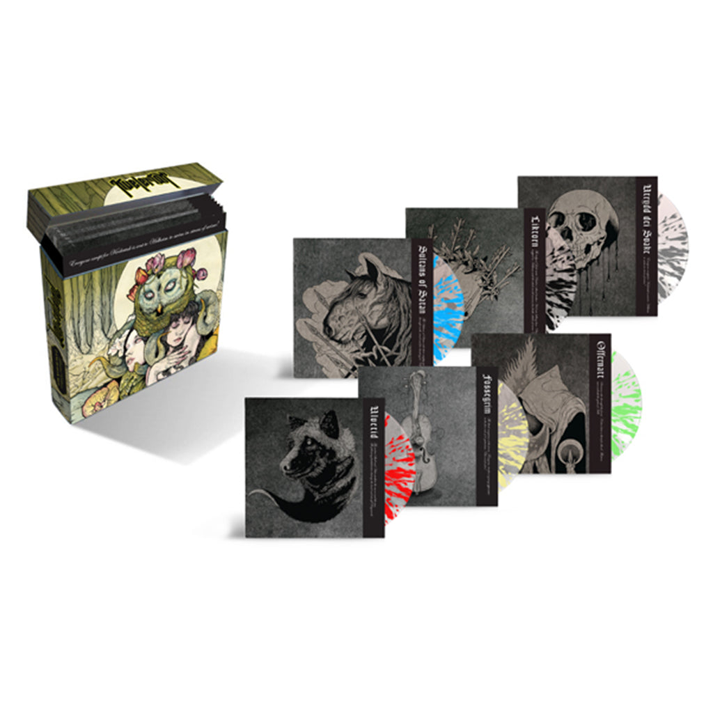 KVELERTAK - Kvelertak - 7" x  6 + Patch - Splatter Vinyl Boxset