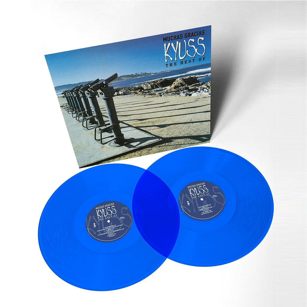 KYUSS - Muchas Gracias: The Best Of Kyuss (2023 Reissue) - 2LP - Transparent Blue Vinyl