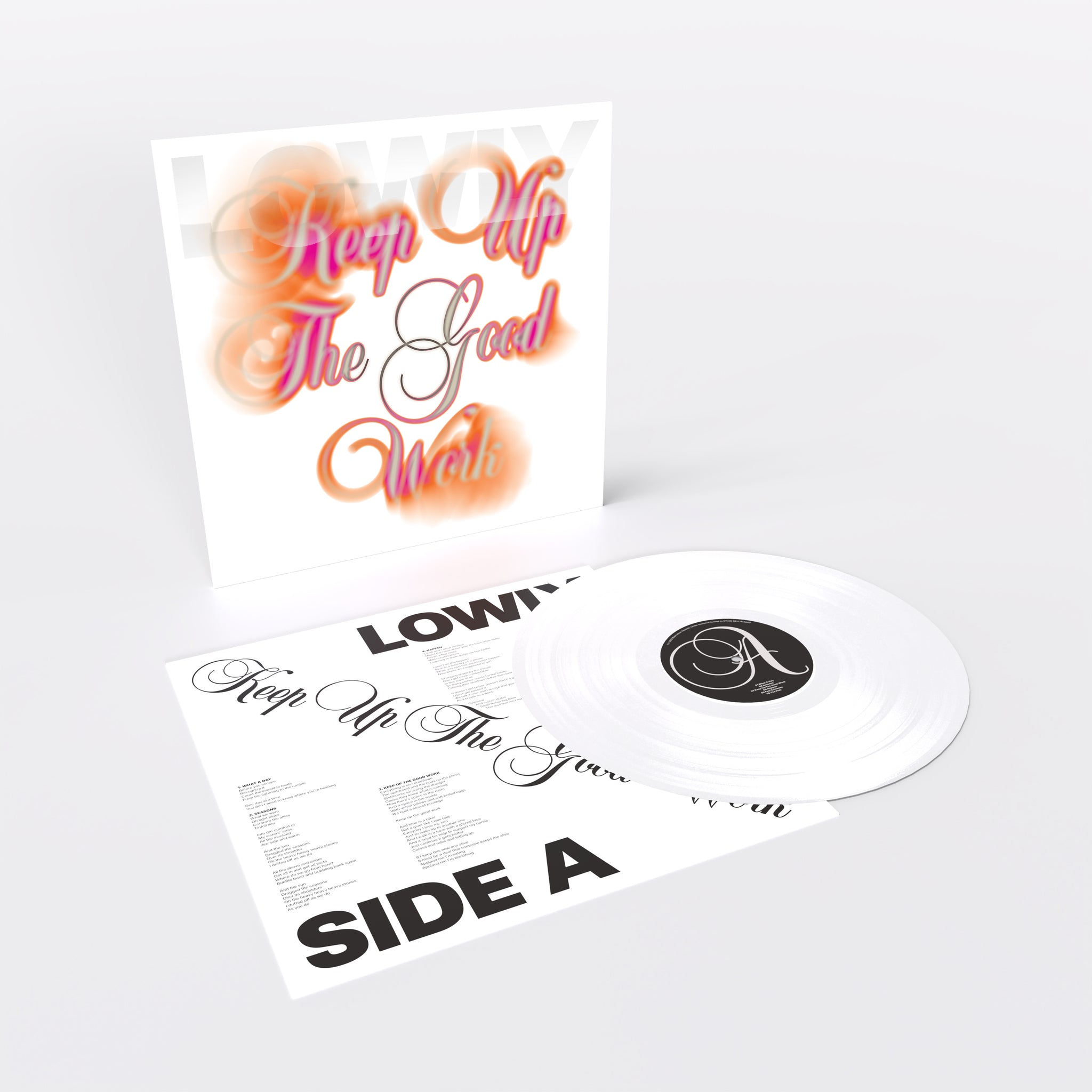 LOWLY - Keep Up The Good Work - LP - White Vinyl [FEB 17]