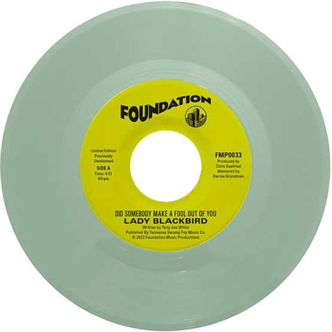LADY BLACKBIRD - Did Somebody Make A Fool Outta You / It’s Not That Easy - 7" - Coke Bottle Green Vinyl [RSD 2022]