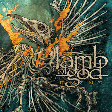 LAMB OF GOD - Omens - LP - White / Sky Blue Marbled Vinyl
