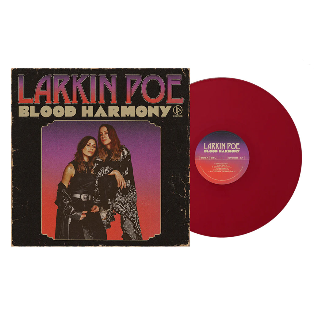 LARKIN POE - Blood Harmony - LP - Opaque Apple Red Vinyl