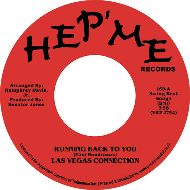 LAS VEGAS CONNECTION - Running Back To You / Can't Nobody Love Me Like You Do - 7" - Vinyl [RSD 2022]
