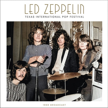LED ZEPPELIN - Texas International Pop Festival - 1969 Broadcast (Repress) - 2LP - Grey w/ Black Splatter Vinyl