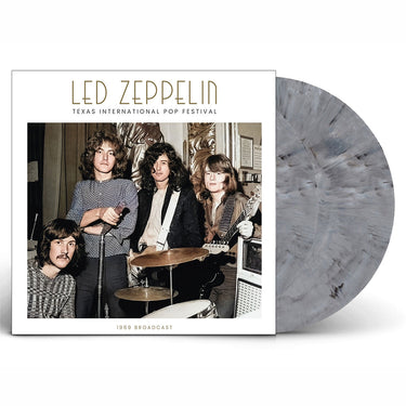 LED ZEPPELIN - Texas International Pop Festival - 1969 Broadcast (Repress) - 2LP - Grey w/ Black Splatter Vinyl