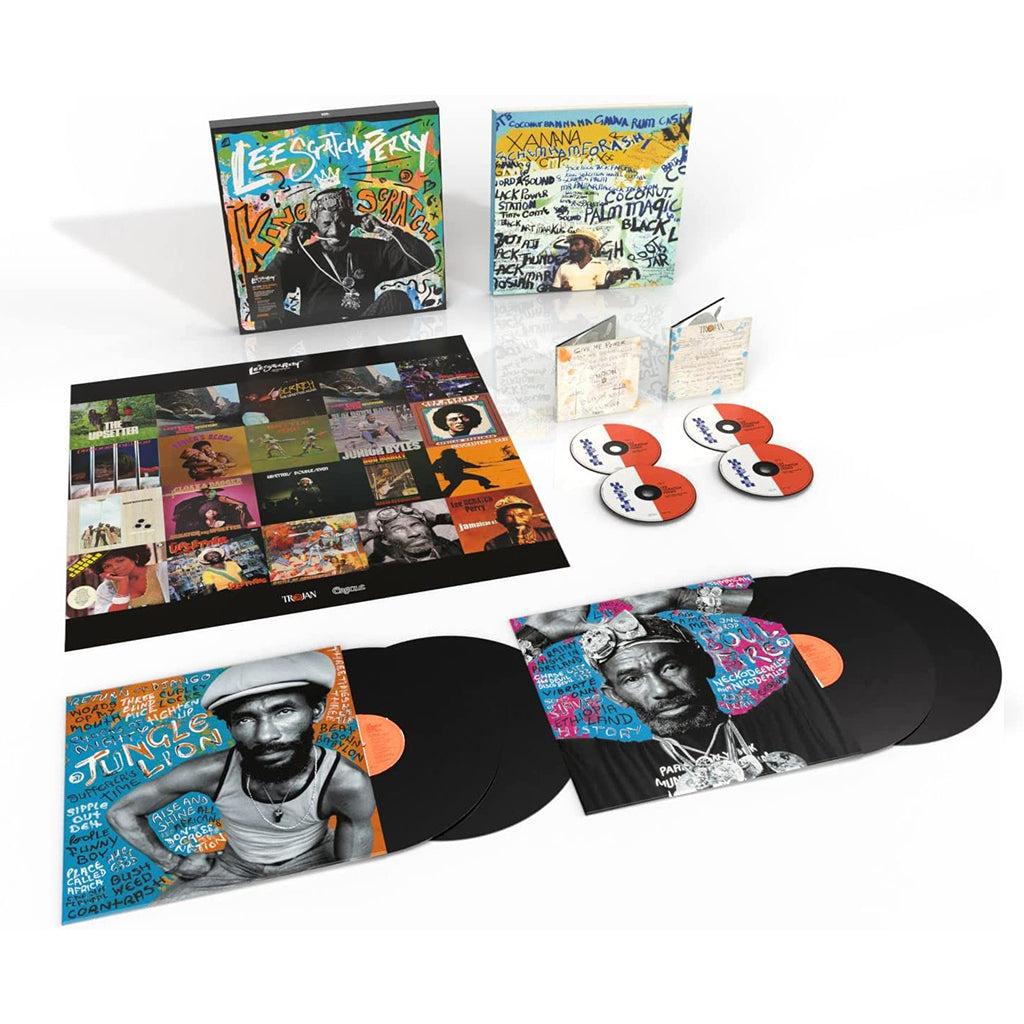 LEE SCRATCH PERRY - King Scratch (Musical Masterpieces From The Upsetter Ark-ive) - 4LP (Black Vinyl) / 4CD / Book / Poster - Deluxe Box Set