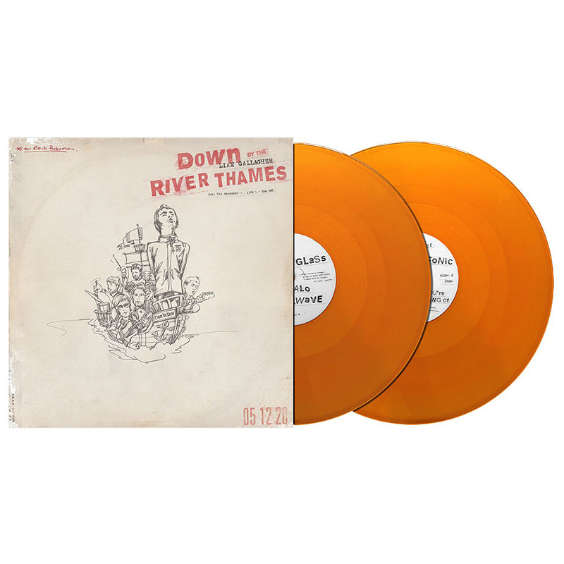 LIAM GALLAGHER - Down By The River Thames - 2LP - Orange Vinyl