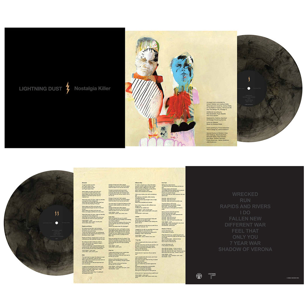 LIGHTNING DUST - Nostalgia Killer - LP - Cosmic Amber (Marbled / Smoke Effect) Vinyl [JUN 9]