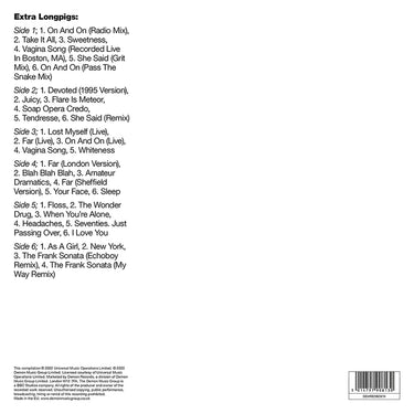 LONGPIGS - Extra Longpigs w/ SIGNED Print - 3LP - Triple Gatefold Vinyl