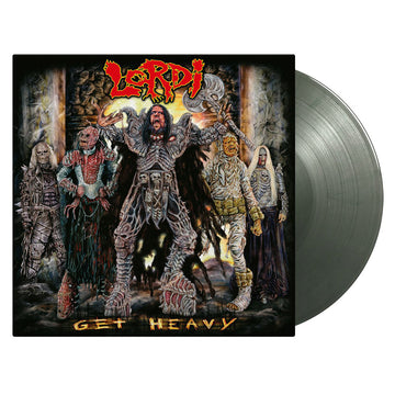 LORDI - Get Heavy (2023 Reissue w/ 2 Bonus Tracks) - LP - Gatefold 180g Silver & Dark Green Marbled Vinyl