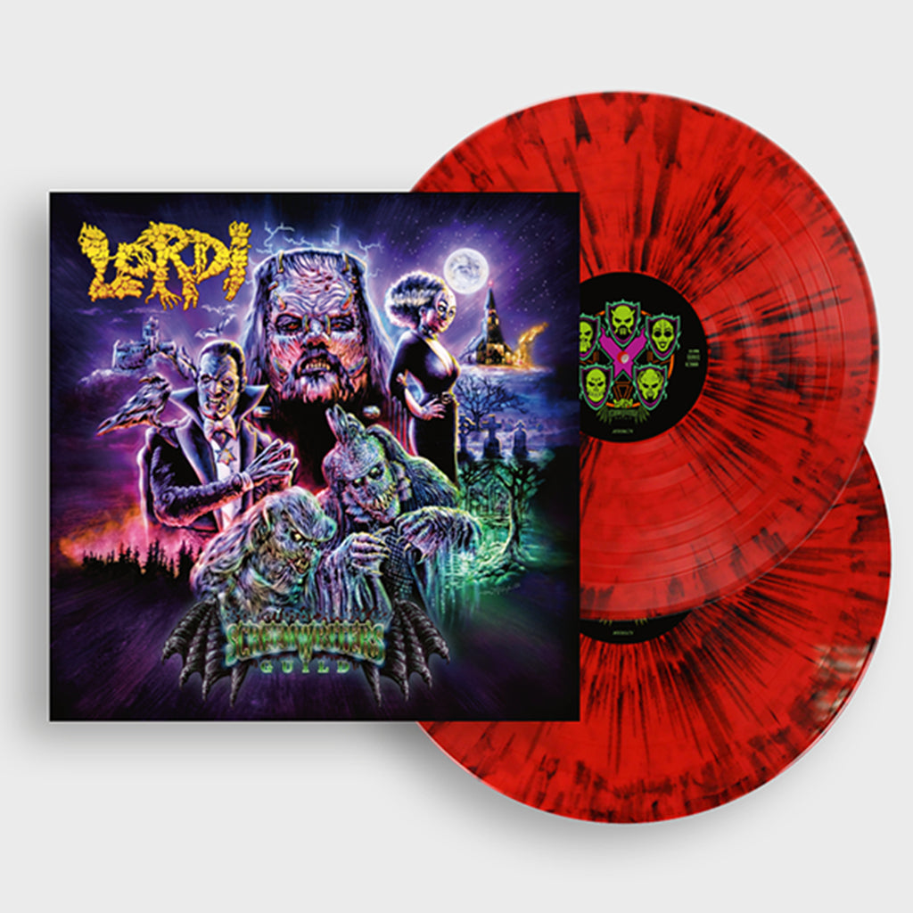 LORDI - Screem Writers Guild - 2LP - Gatefold Red & Black Splatter Vinyl