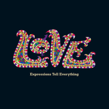 LOVE - Expressions Tell Everything (w/ 2 Postcards + 64 Page booklet) - 7" x 8 - Deluxe Vinyl Box Set