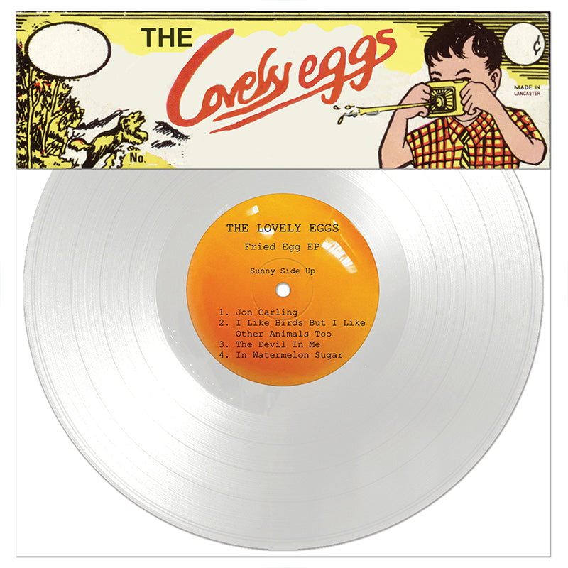 THE LOVELY EGGS - Fried Egg (15th Anniv. Collector's Ed.) - 10" EP - Translucent Vinyl