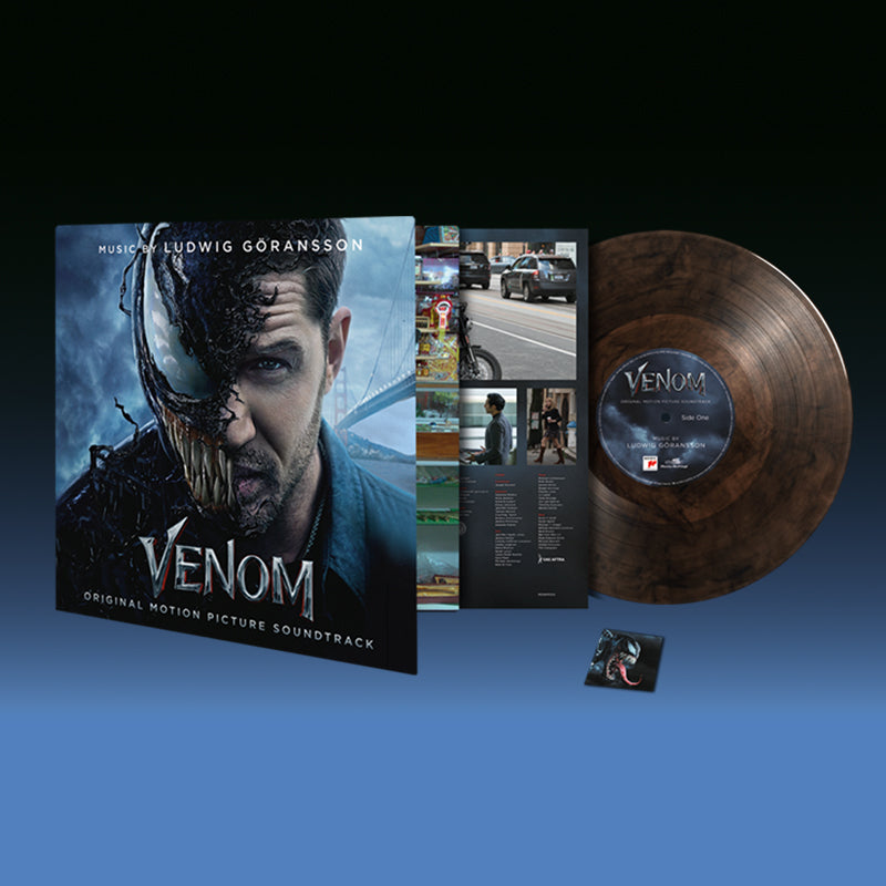 LUDWIG GORANSSON - Venom (OST) - LP - 180g Crystal Clear & Black Marbled Vinyl