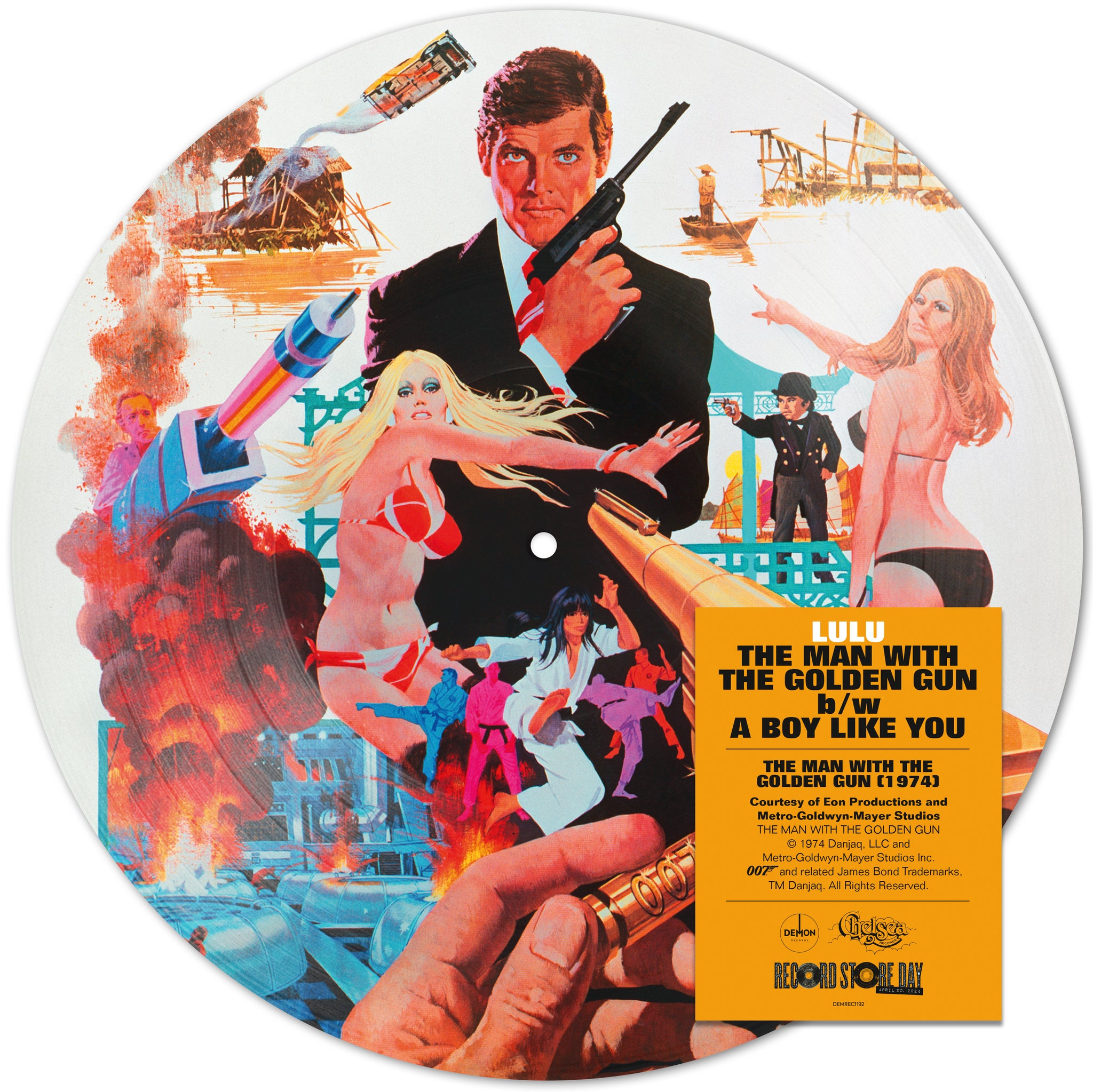 LULU - James Bond - The Man With The Golden Gun Picture Disc (RSD 2024) - 12" Picture Disc  [RSD 2024]