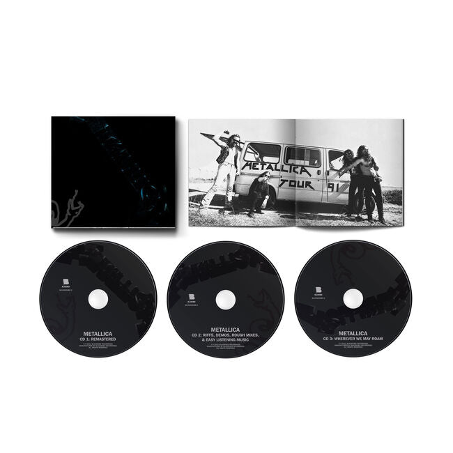 METALLICA - The Black Album (Remastered Expanded Edition) - 3CD - Deluxe Digipack Set