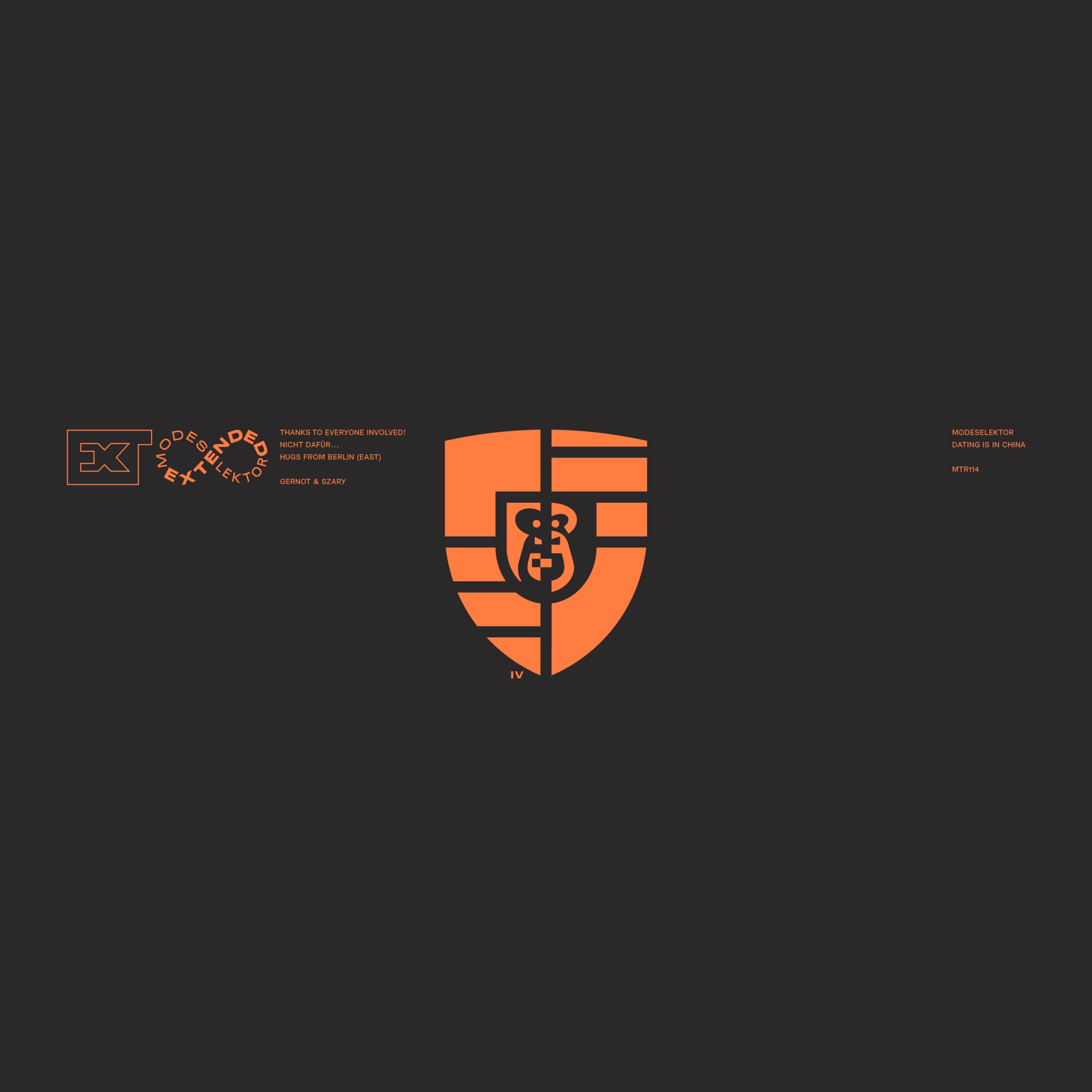 MODESELEKTOR - Dating Is In China - 12" EP - Vinyl