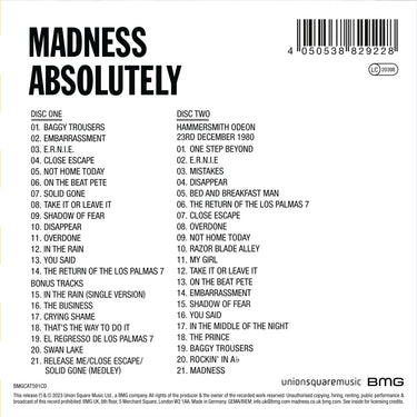 MADNESS - Absolutely (Expanded Edition) - 2CD