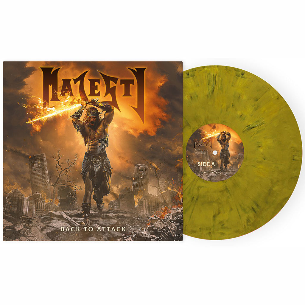 MAJESTY - Back To Attack - LP - Orange & White Marbled Vinyl [APR 28]