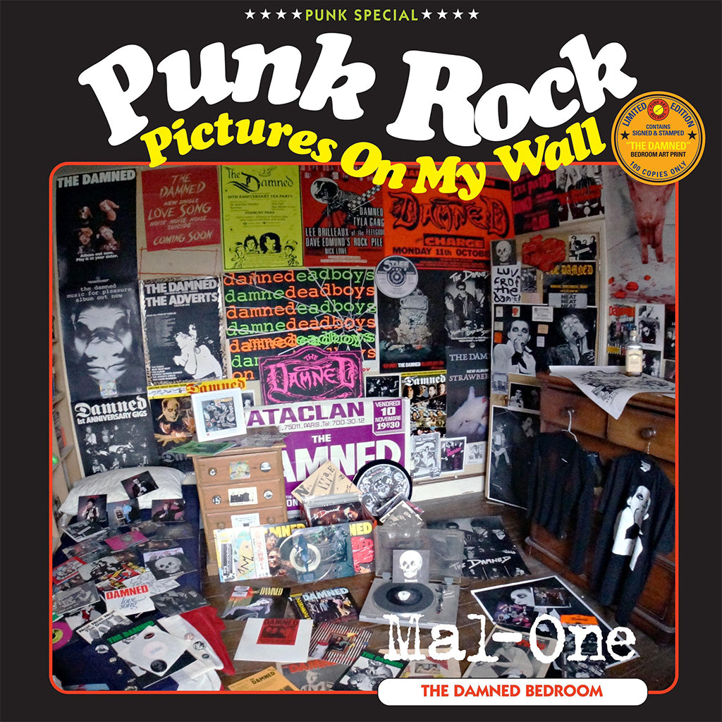 MAL-ONE - Punk Rock Pictures On My Wall (w/ Signed Numbered Print) - 12" - Vinyl [RSD23]