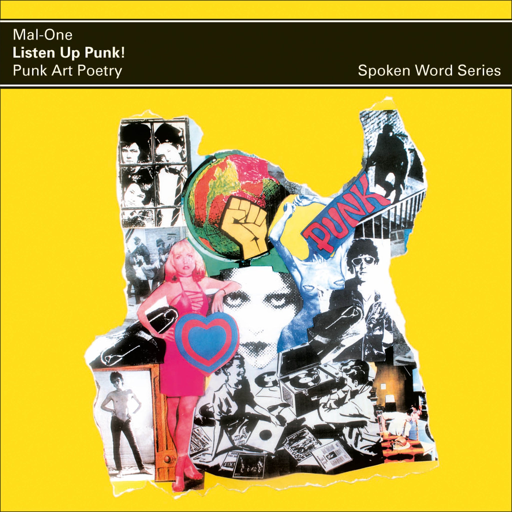 MAL-ONE - Listen Up Punk! Punk Art Poetry - Spoken Word Album - 1 LP  [RSD 2024]