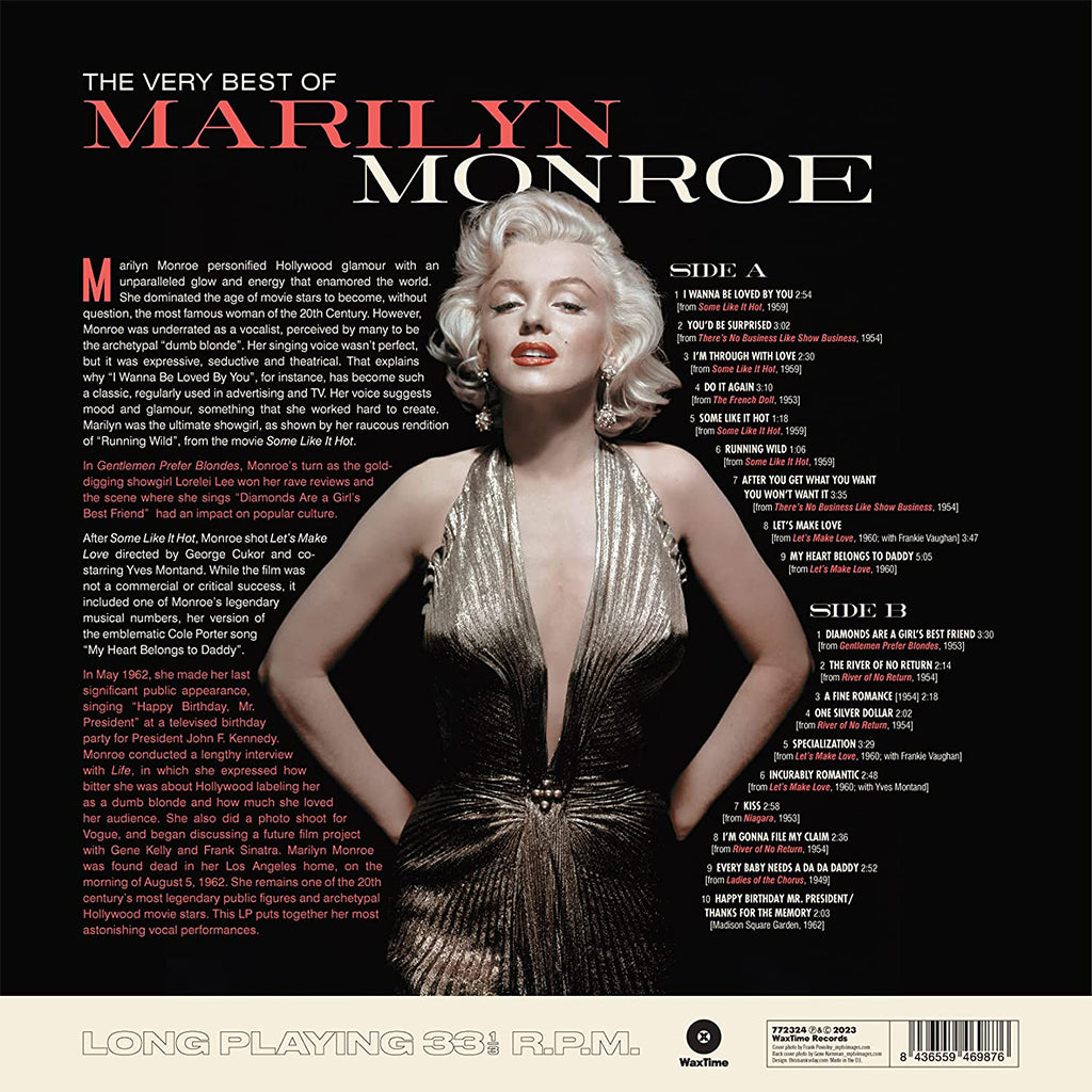 MARILYN MONROE - The Very Best Of Marilyn Monroe - LP - 180g Vinyl [MAR 10]