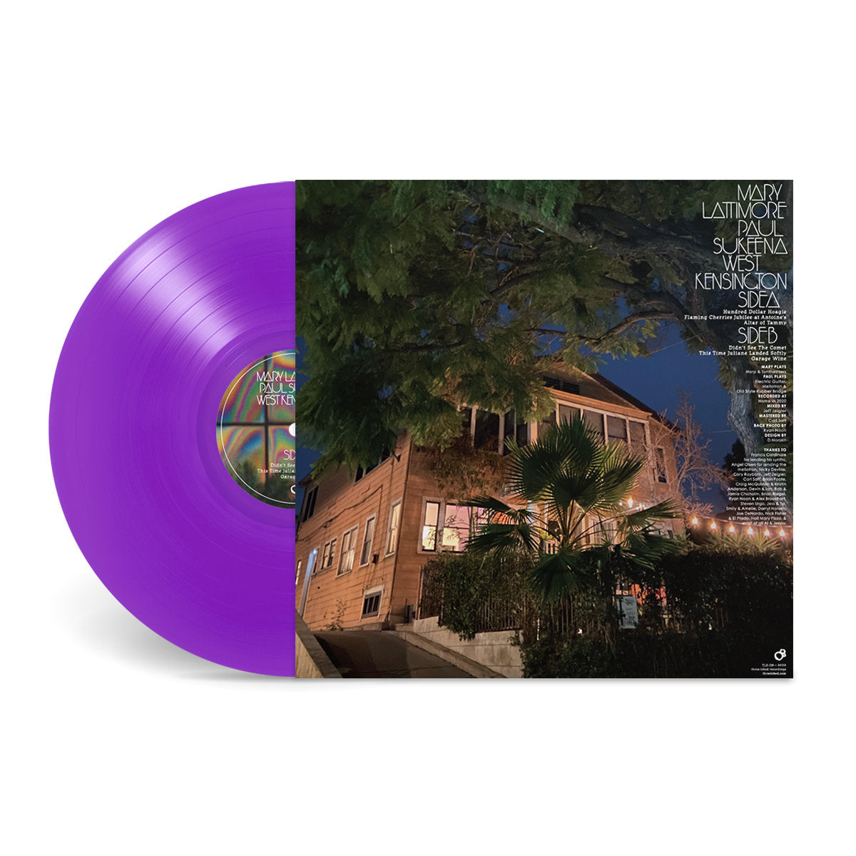MARY LATTIMORE & PAUL SUKEENA - West Kensington - LP - Purple Vinyl