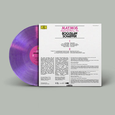 MATMOS - Regards/Ukłony dla Bogusław Schaeffer  - LP - Clear w/ Purple Vinyl