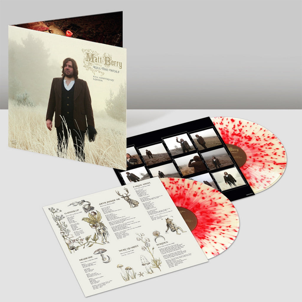 MATT BERRY - Kill The Wolf (10th Anniversary Deluxe Expanded Edition) - 2LP - Gatefold Blood Splatter Vinyl