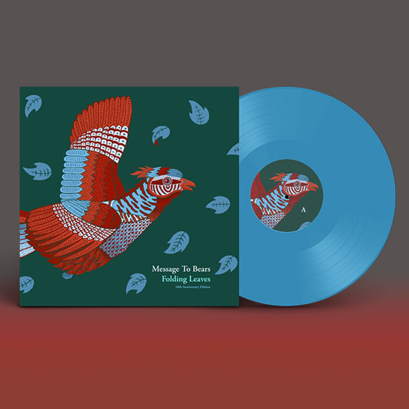 MESSAGE TO BEARS - Folding Leaves (10th Anniversary Edition) - LP - 180g Blue Vinyl