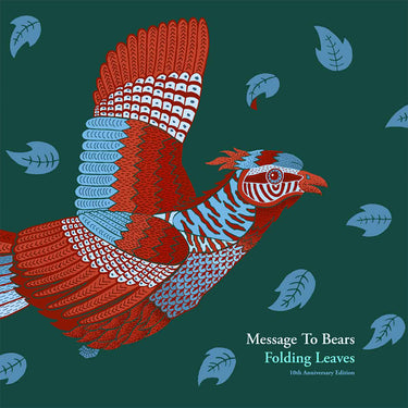 MESSAGE TO BEARS - Folding Leaves (10th Anniversary Edition) - LP - 180g Blue Vinyl