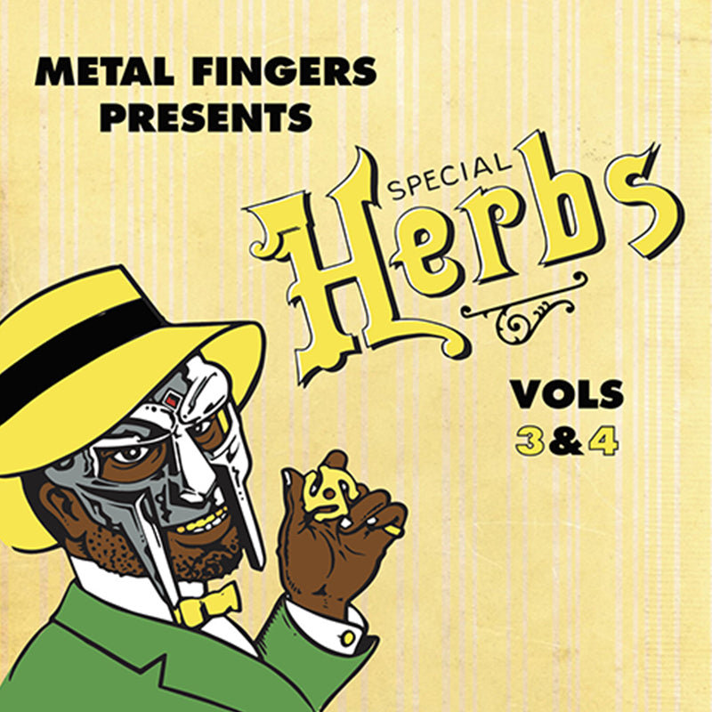 METAL FINGERS (AKA MF DOOM) PRESENTS - Special Herb Vols 3 & 4 (Repress) - 2LP - Vinyl