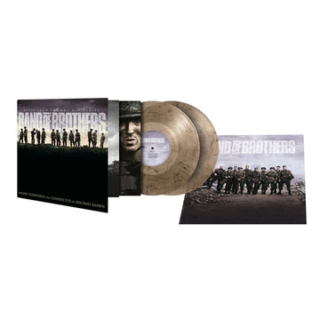 MICHAEL KAMEN - Band Of Brothers (Music From The HBO Series OST) - 2LP [w/ Full Size Poster] - Deluxe Gatefold 180g Smoke Coloured Vinyl